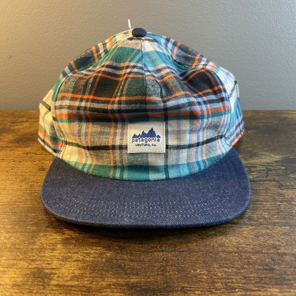 NWT Patagonia Hat OS Belay Blue Cotton Range Cap‎ Lavas fleece Belay Snapback